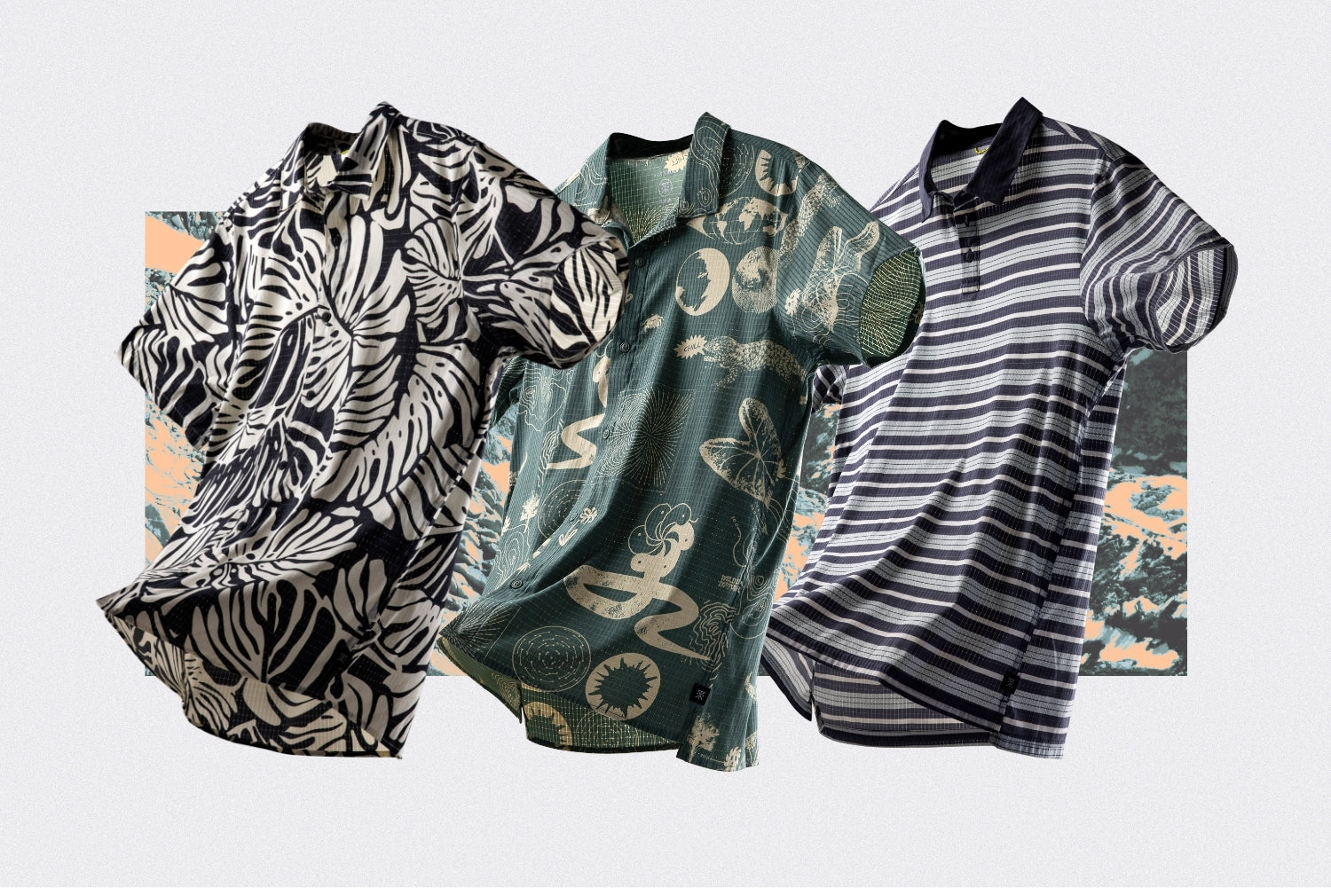 Lightweight travel shirt collection