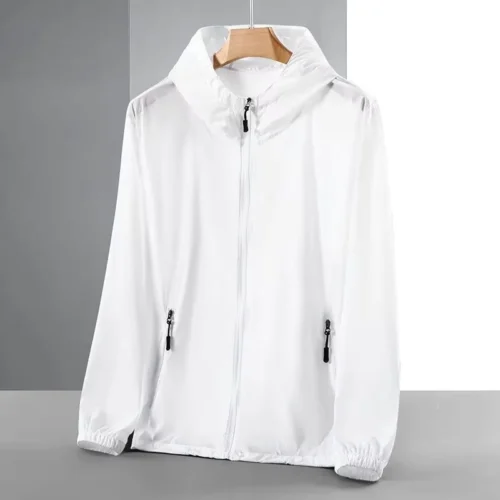 Women’s Lightweight Hooded Zip Travel Windbreaker