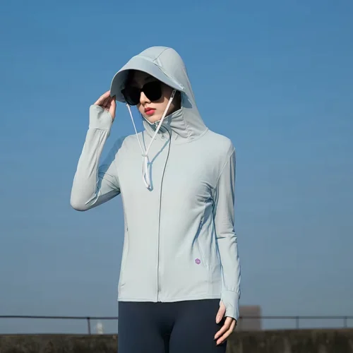 Women’s Breathable Quick-Dry Hooded Outdoor Jacke