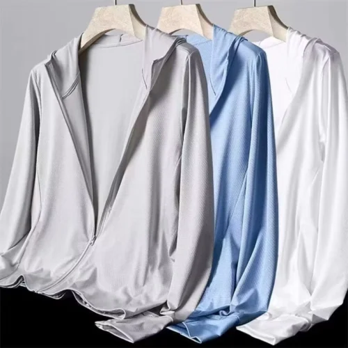 Men’s UPF 50+ Pullover Fishing Hoodie with Thumb Loops