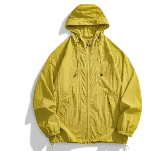 Men’s Color-Rich Full-Zip Hooded Sun Jacket