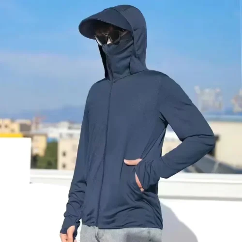 Men’s Polyester-Cotton Outdoor Utility Jacket in Six Colors