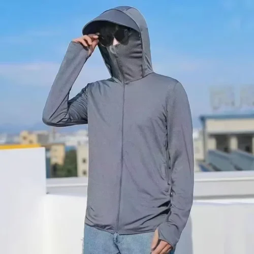 Men’s Polyester-Cotton Outdoor Utility Jacket in Six Colors